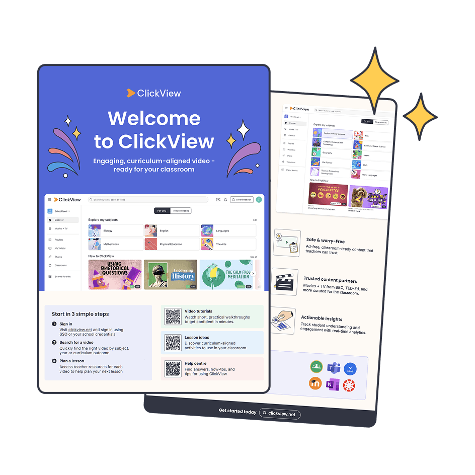 ClickView free resources for schools