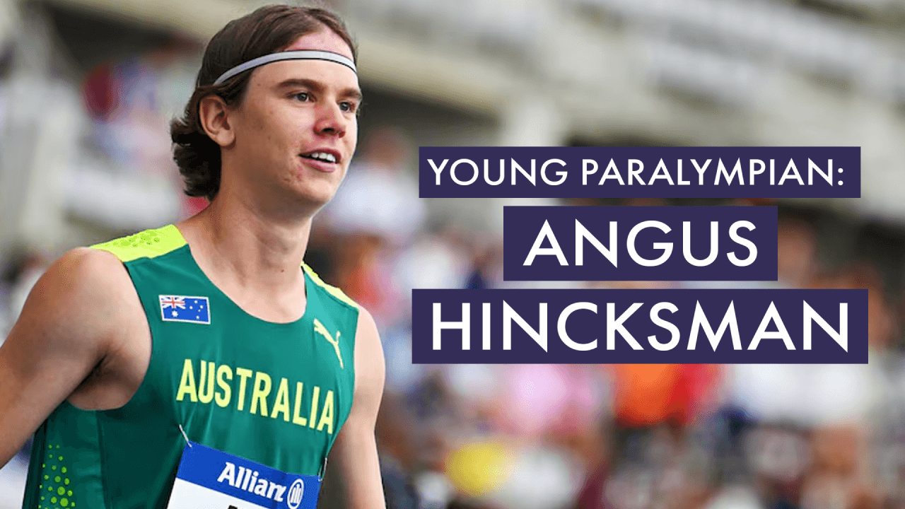 Young Paralympian: Angus Hincksman video