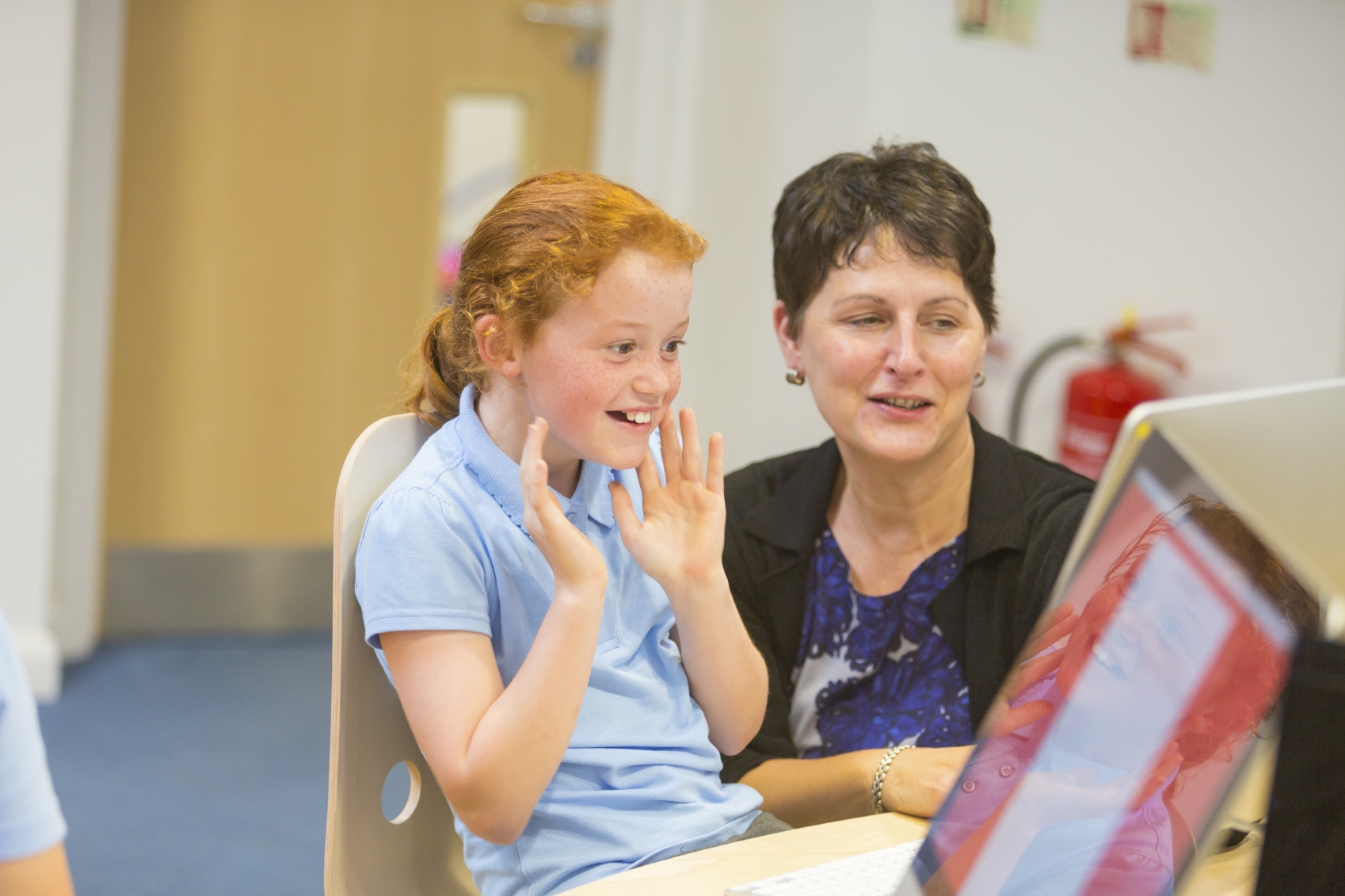 Excited student teaching inspiration