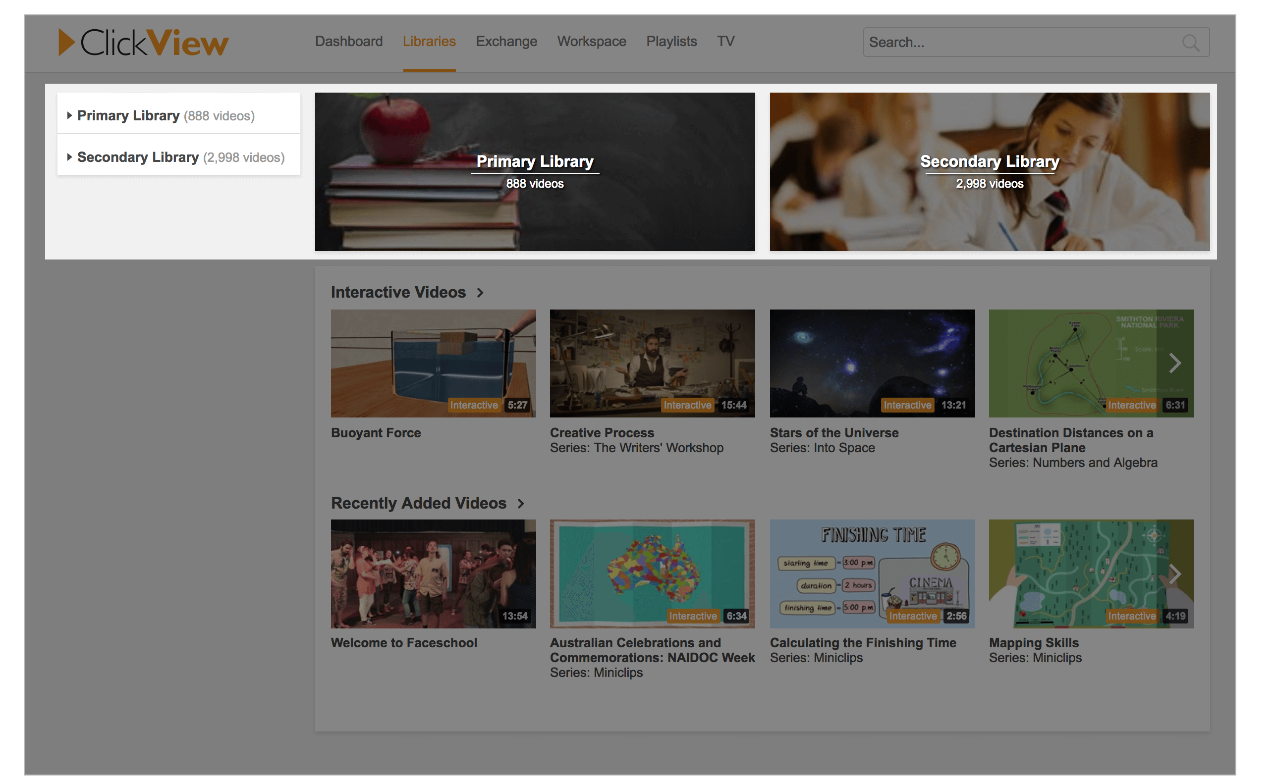 ClickView Libraries