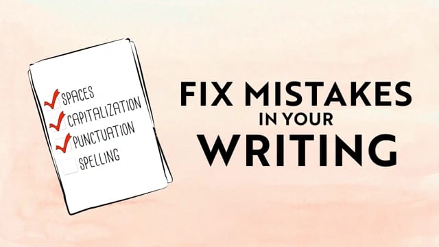 Editing Your Writing