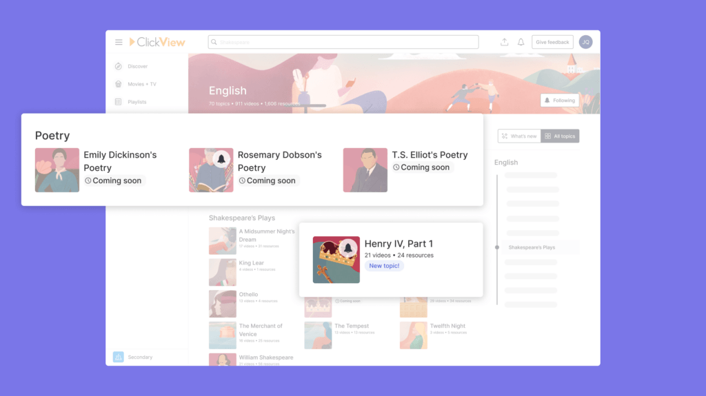 Coming soon - Poetry highlight