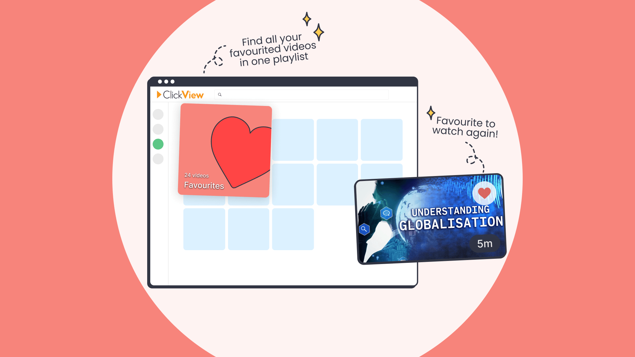 Favourites at your fingertips