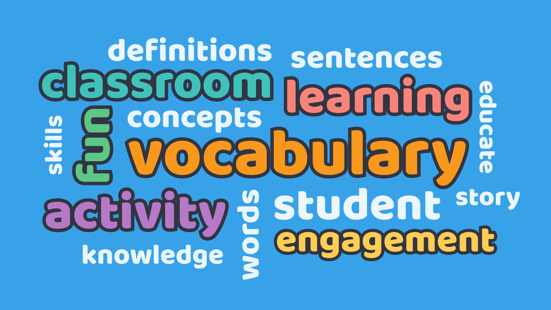 Vocabulary word bubble