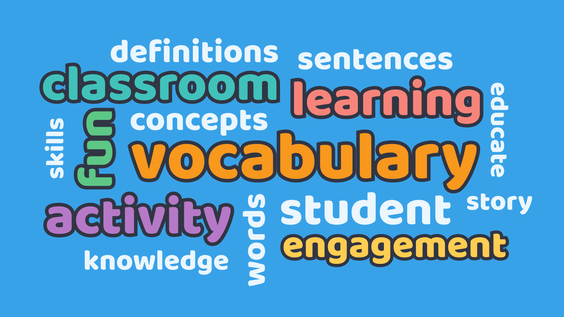 Vocabulary word bubble