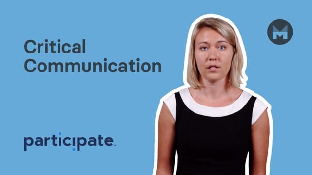 Critical Communication