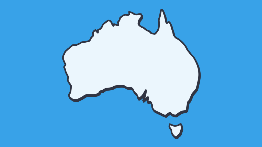 An illustration of Australia