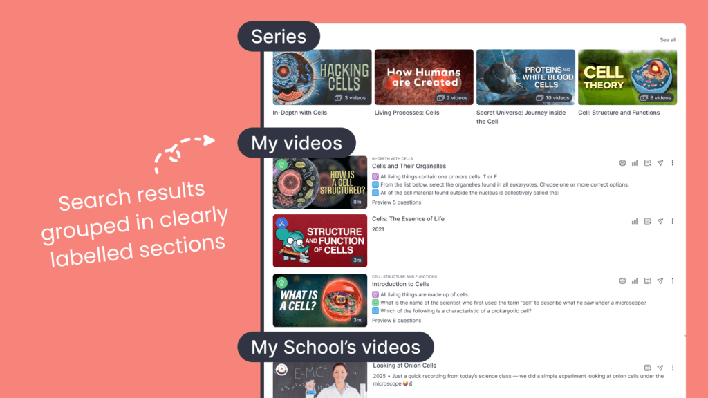Search - Improved clarity and relevance of search results - AU