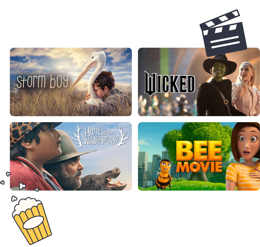 Licensed movies and TV