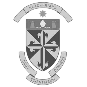 Librarian, Blackfriars Priory School logo
