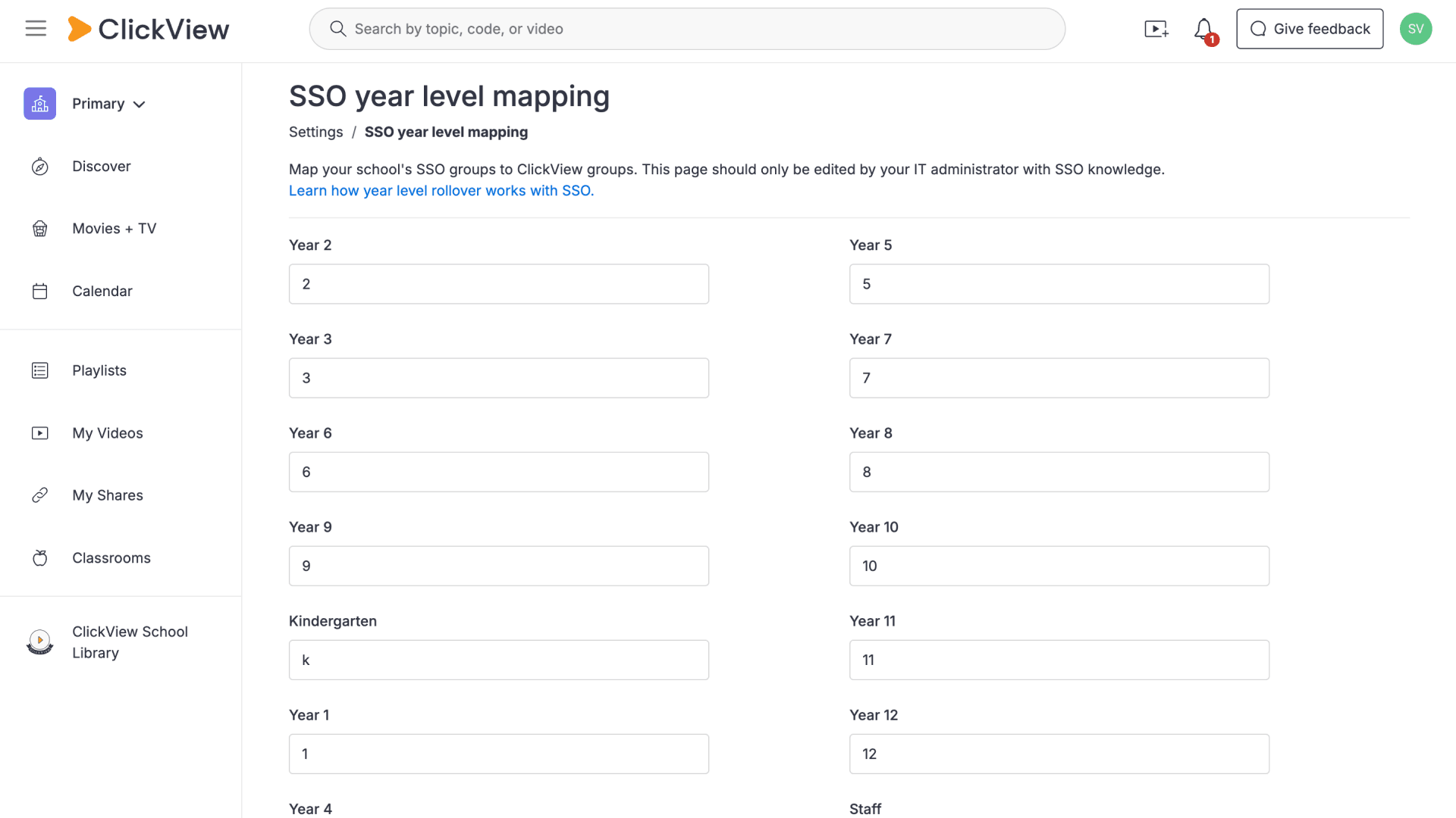 SSO year level mapping page hero