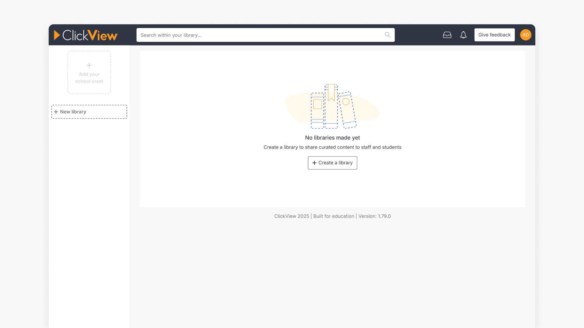 Create and manage school library hero