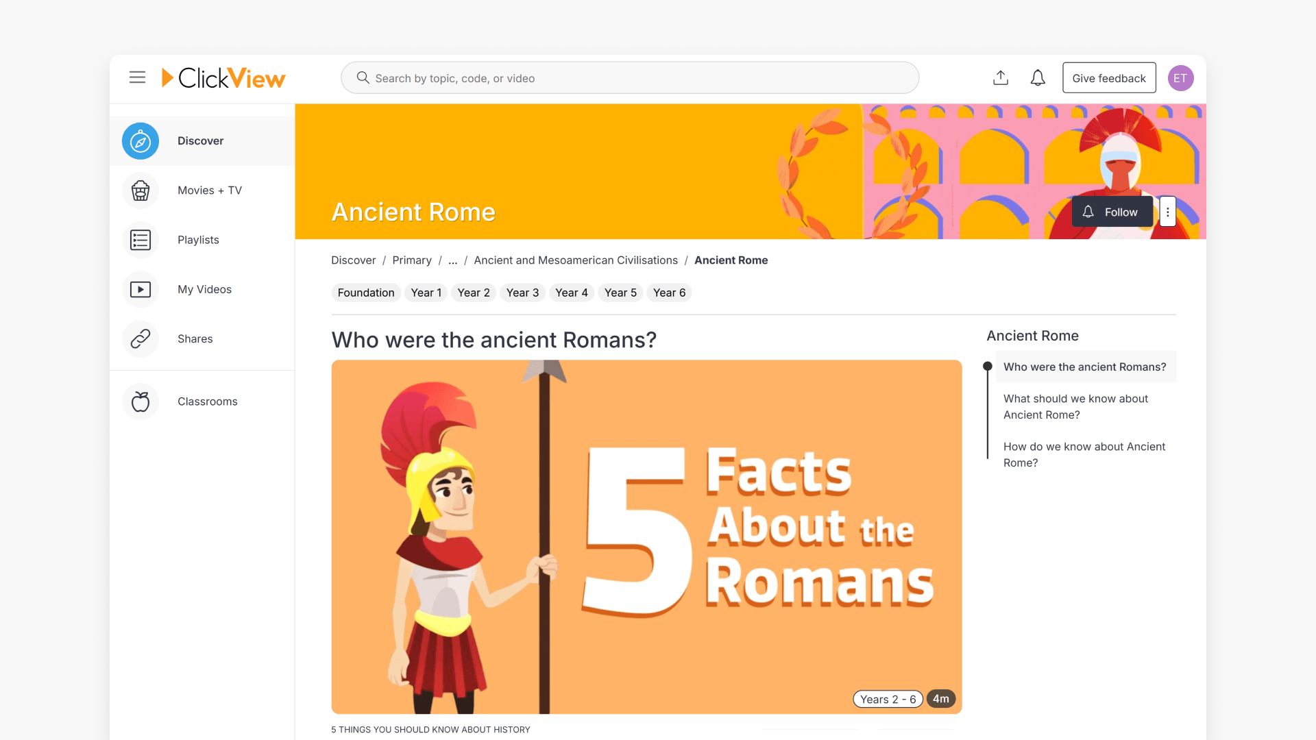 ClickView Topics hero