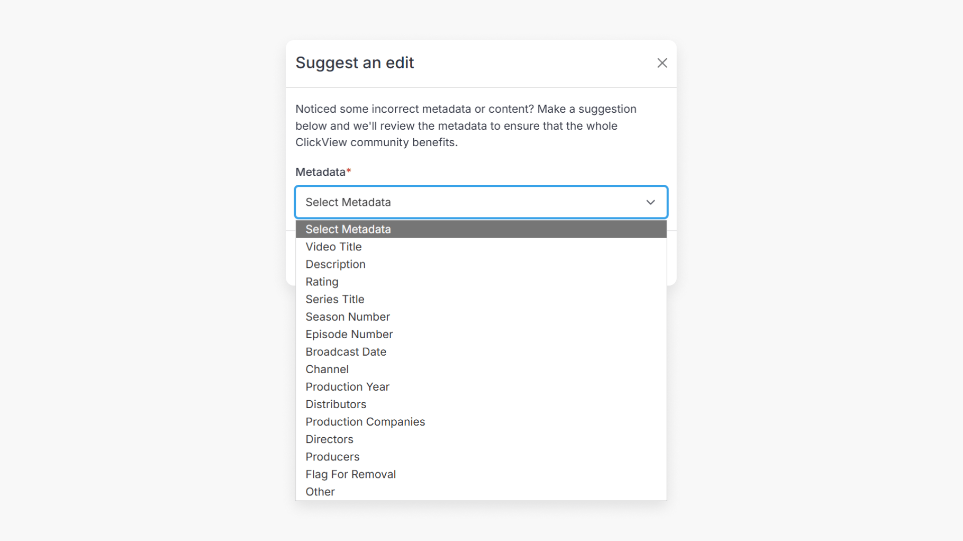 Suggest and edit page hero