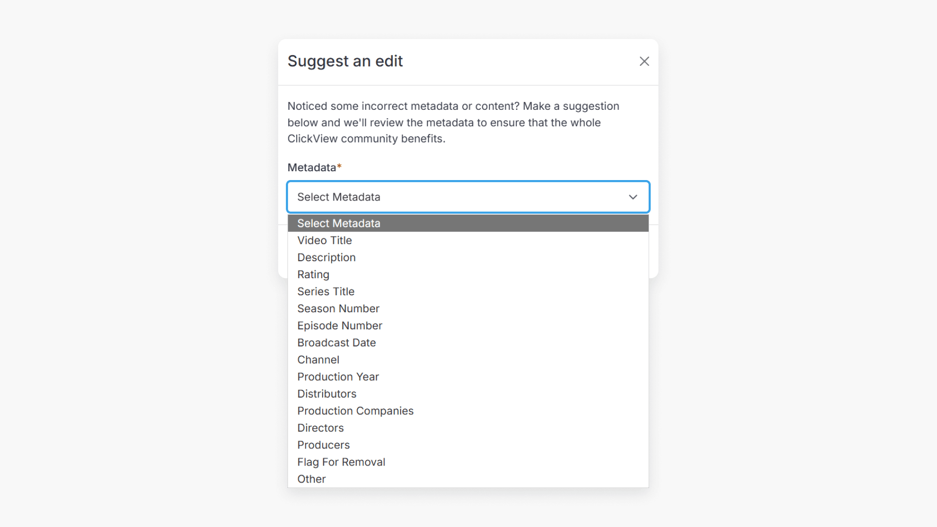 Suggest and edit page hero