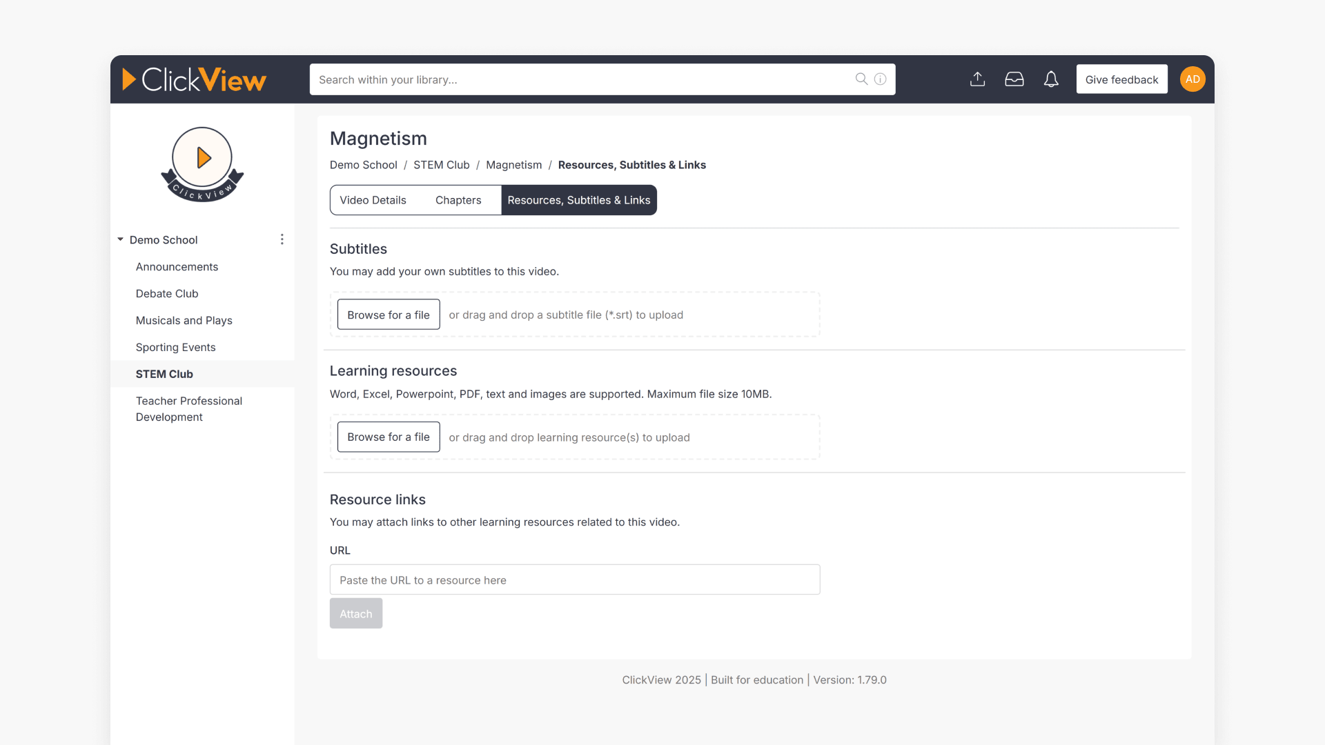 Library Editor's Resources, Subtitles & Links page