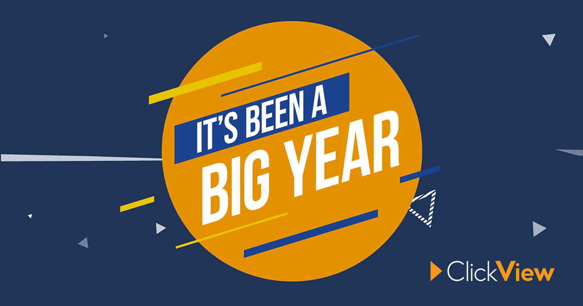 It's been a big year