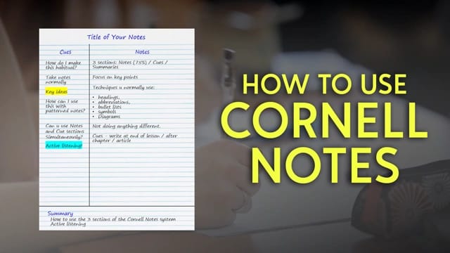 Cornell Notes: Active Learning
