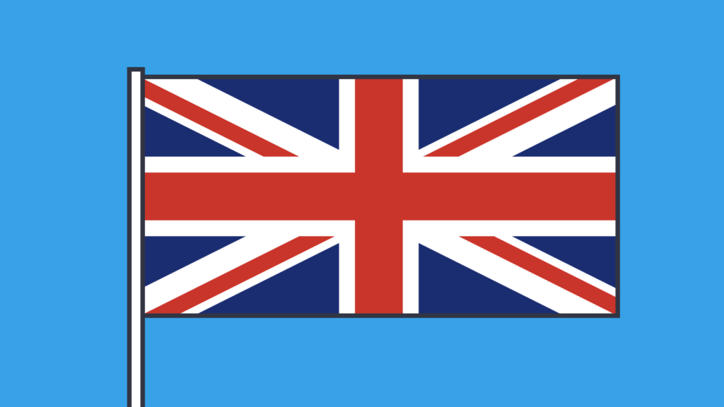 An illustration of the Union Jack.