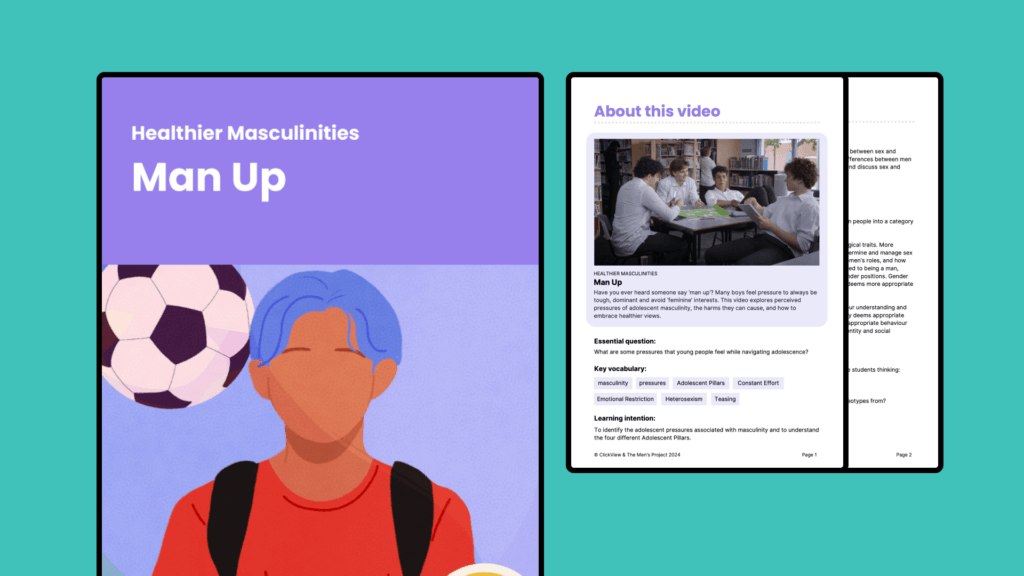 Healthier Masculinity - Man Up Resources