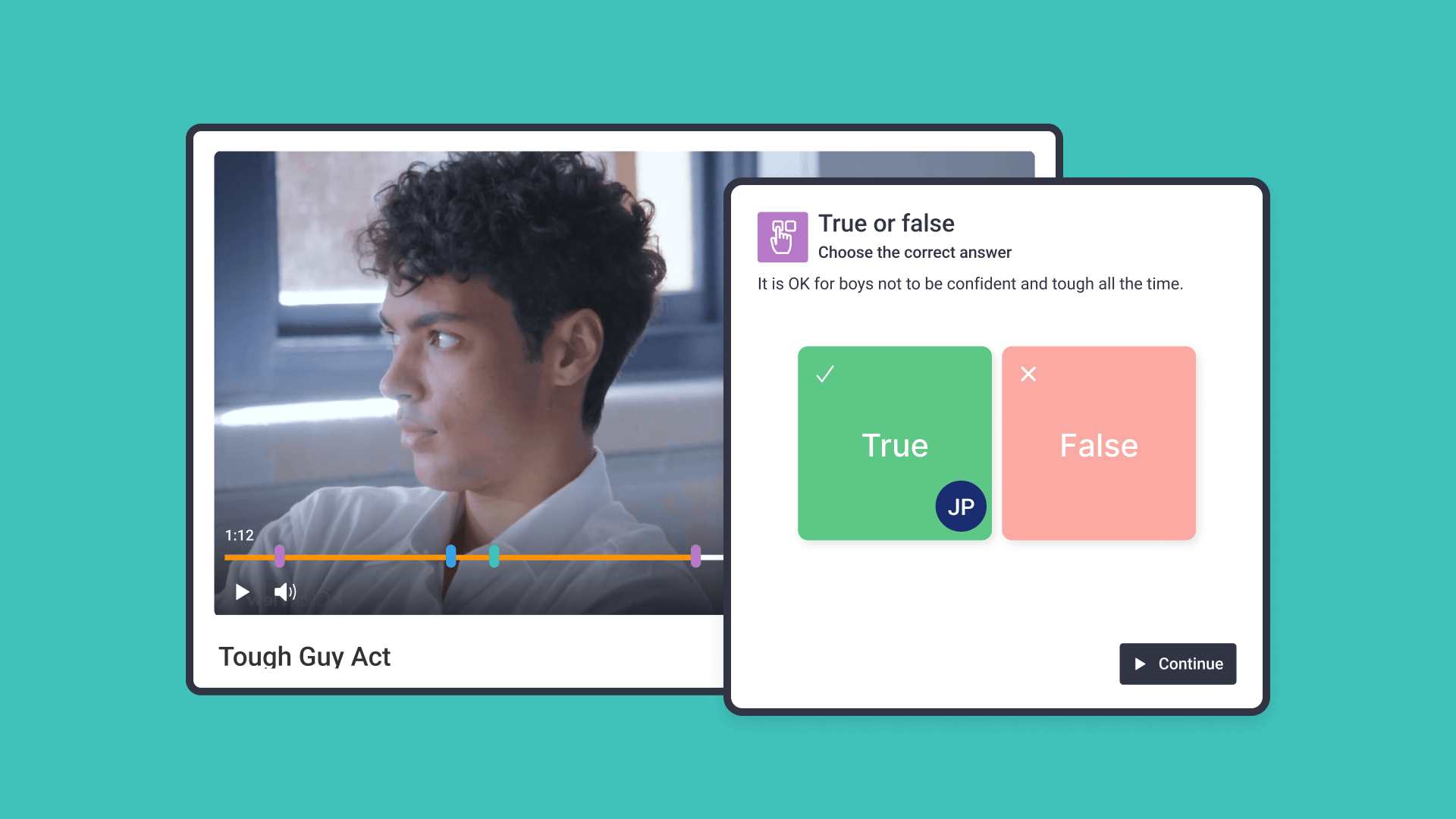 Healthier Masculinity - Pre-made interactive videos