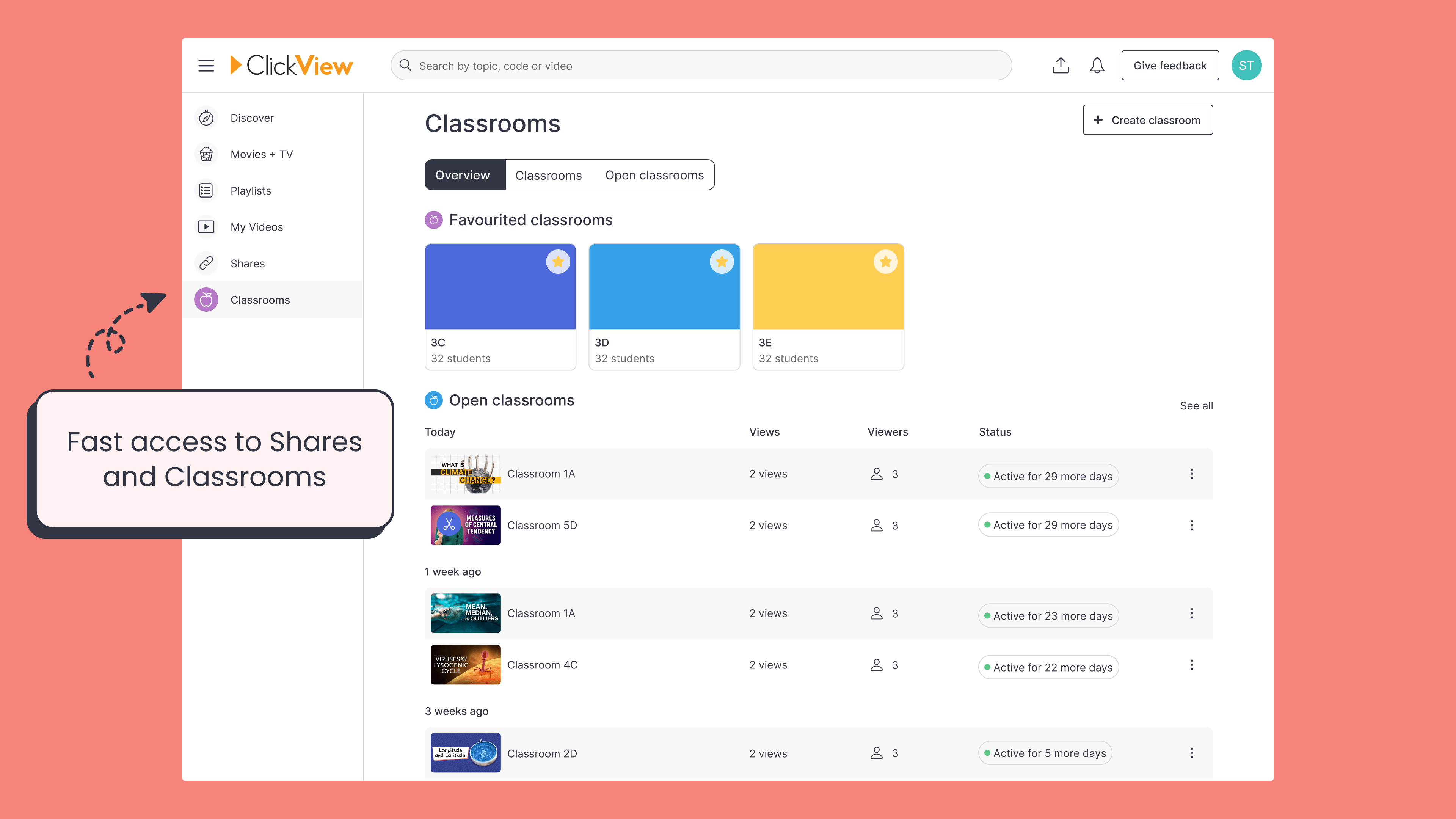 Shares and Classrooms - UK