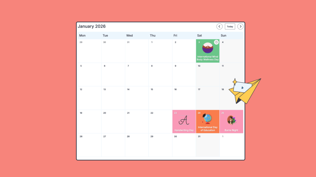 Calendar UK december