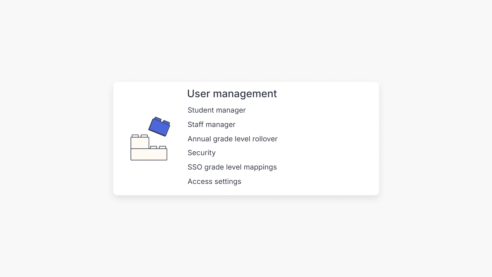 ClickView User Management Menu