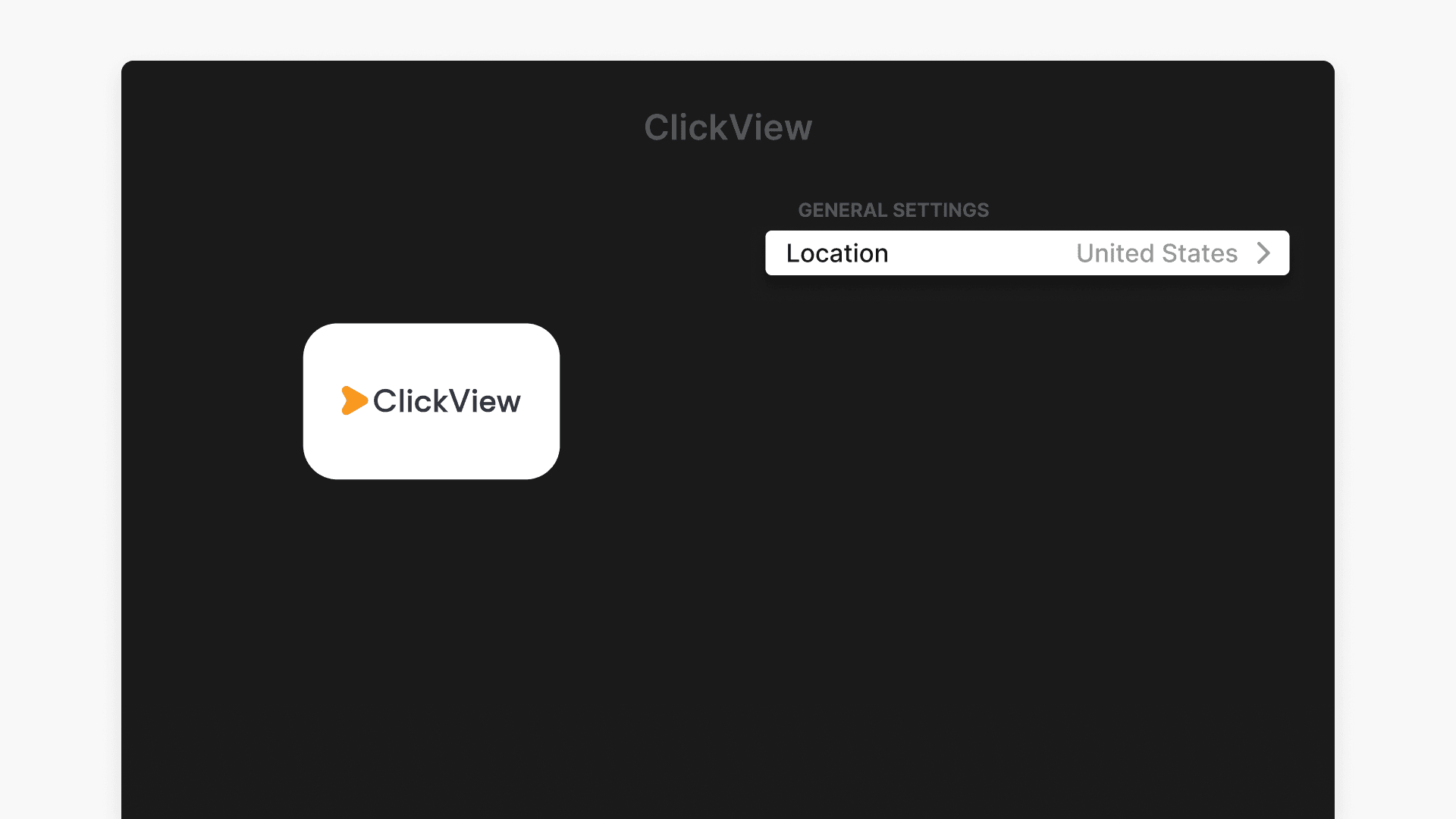 Select Location
