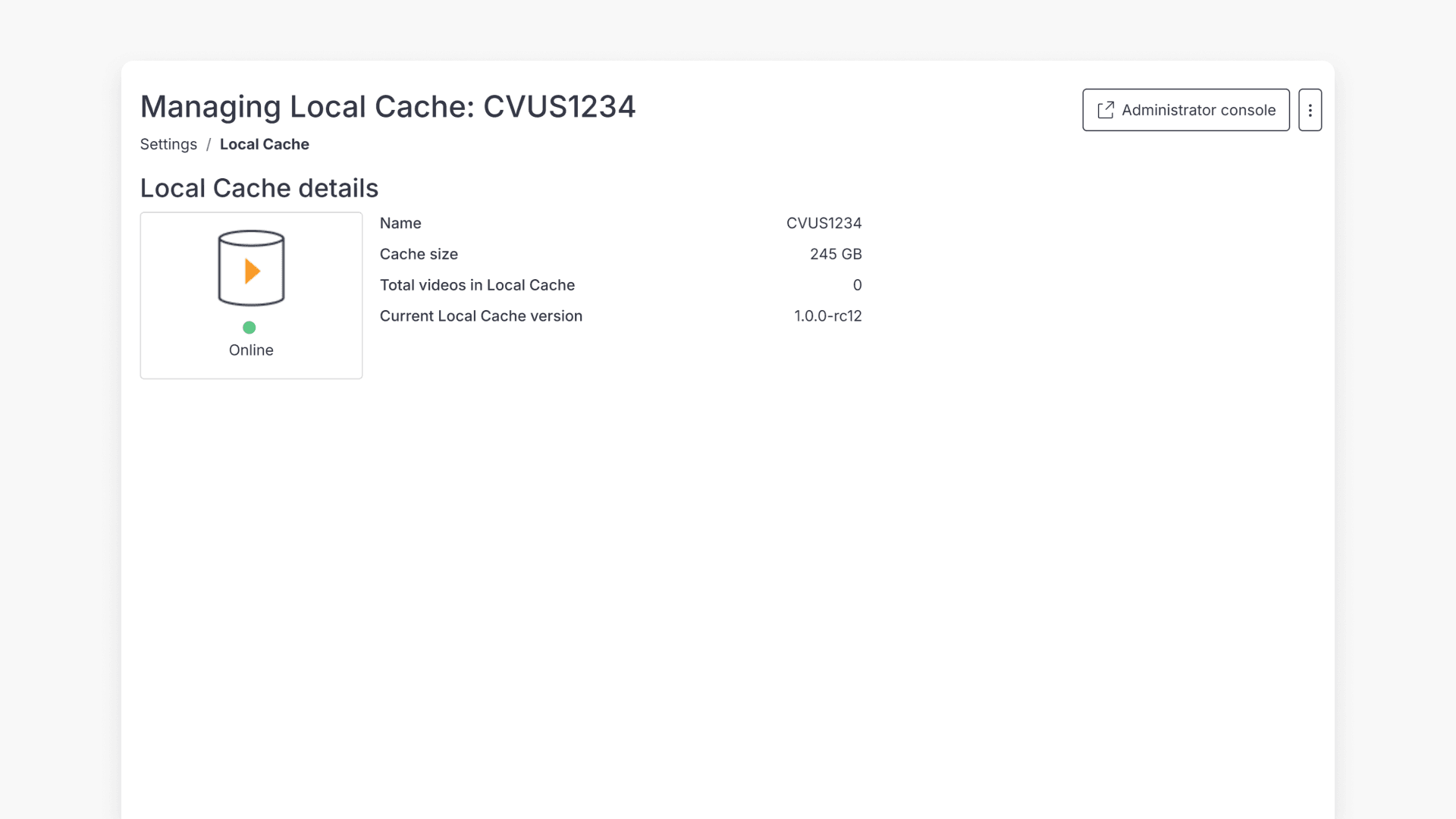 Manage Local Cache hero