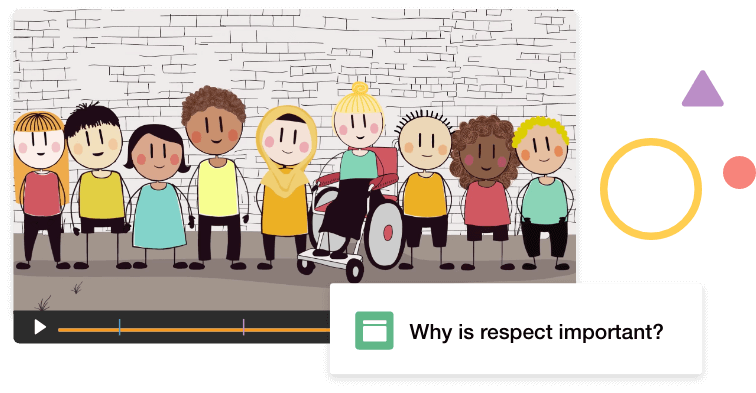 Collaborative learning with interactive videos