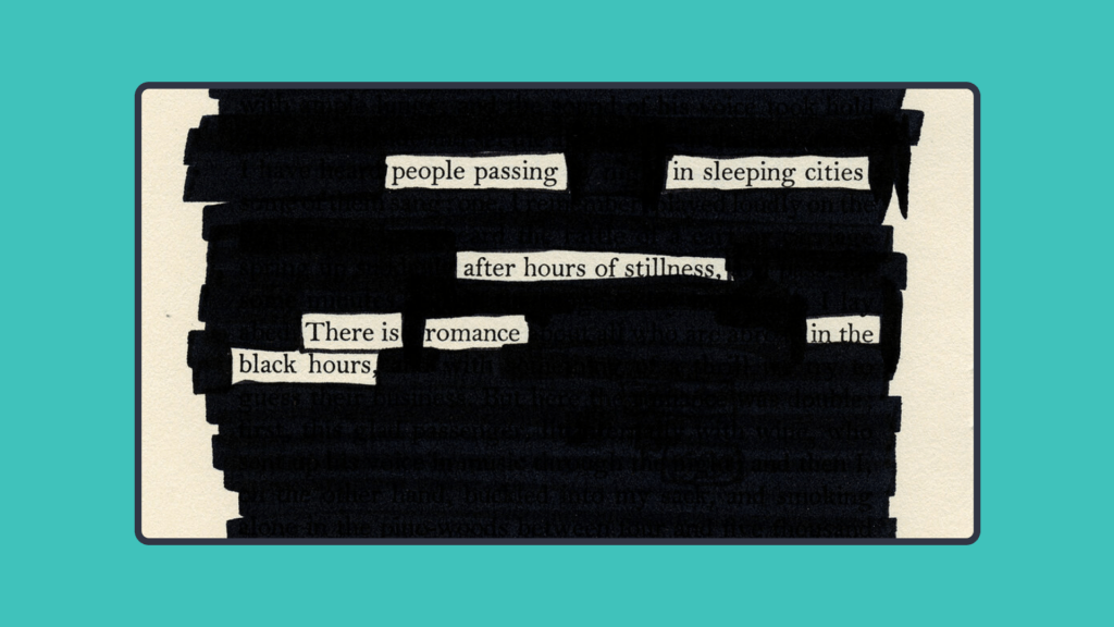 found poetry