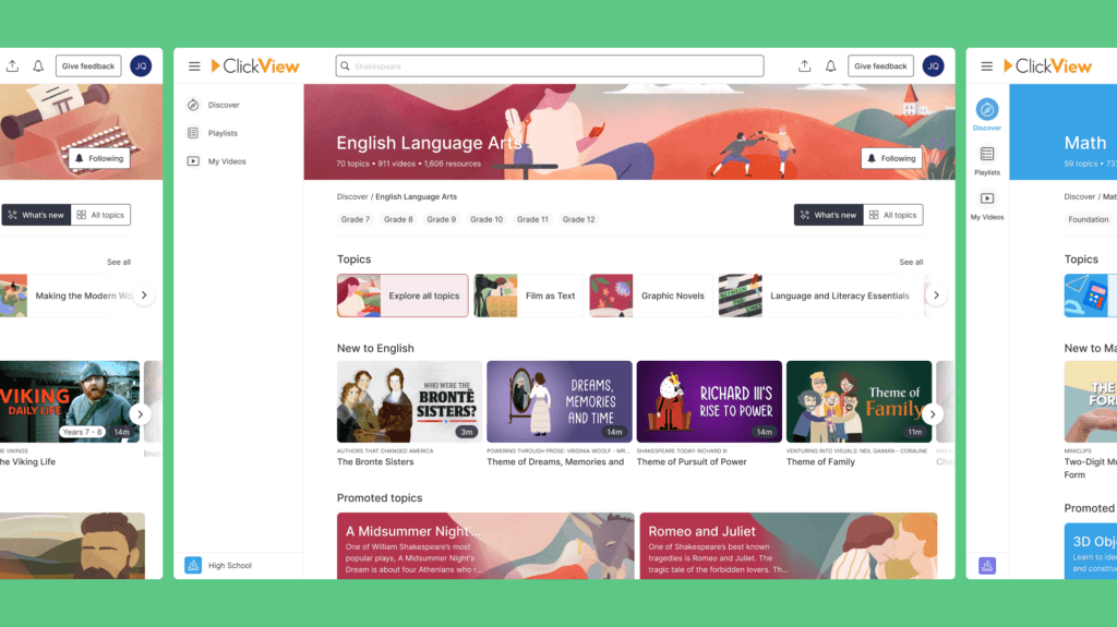 “What’s New” for every subject