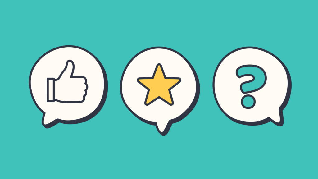 Graphic with emojis in speech bubbles