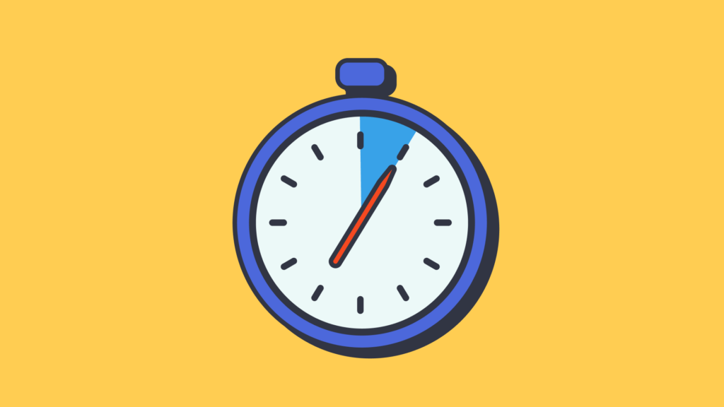 Graphic of a stopwatch