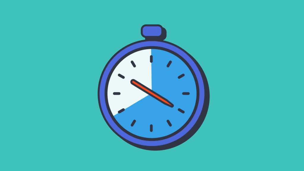 Graphic of a clock on the wall