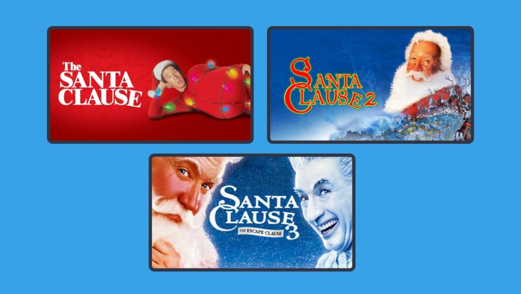 The Santa Clause movie covers