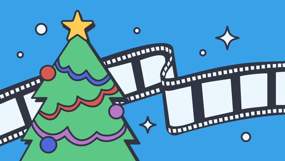 Christmas movies illustration