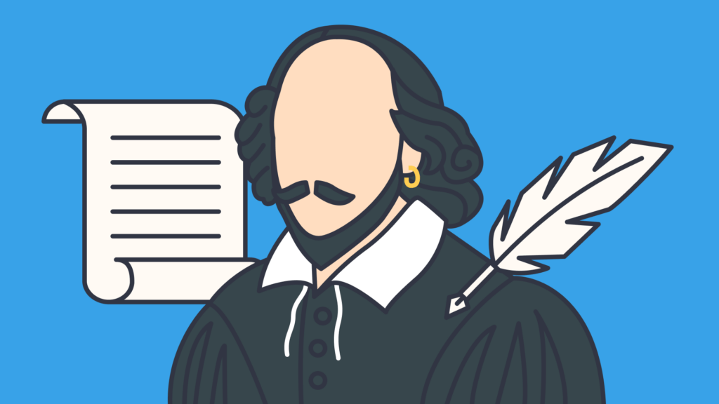 Graphic of Shakespeare