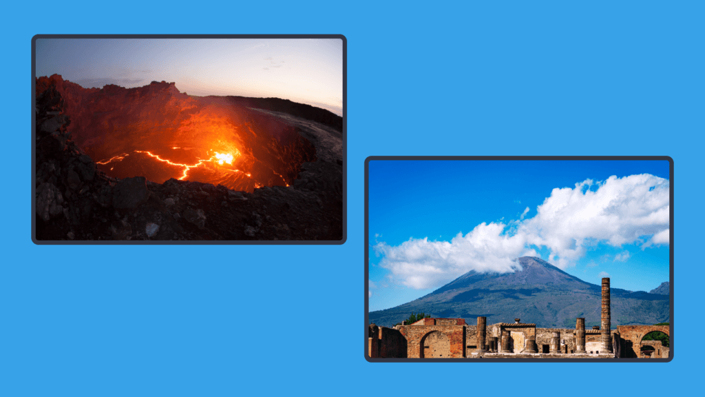 Photos of volcanoes