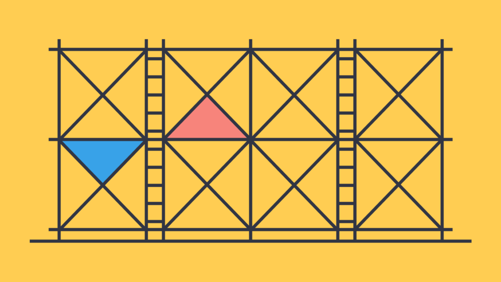 An illustration of scaffolding