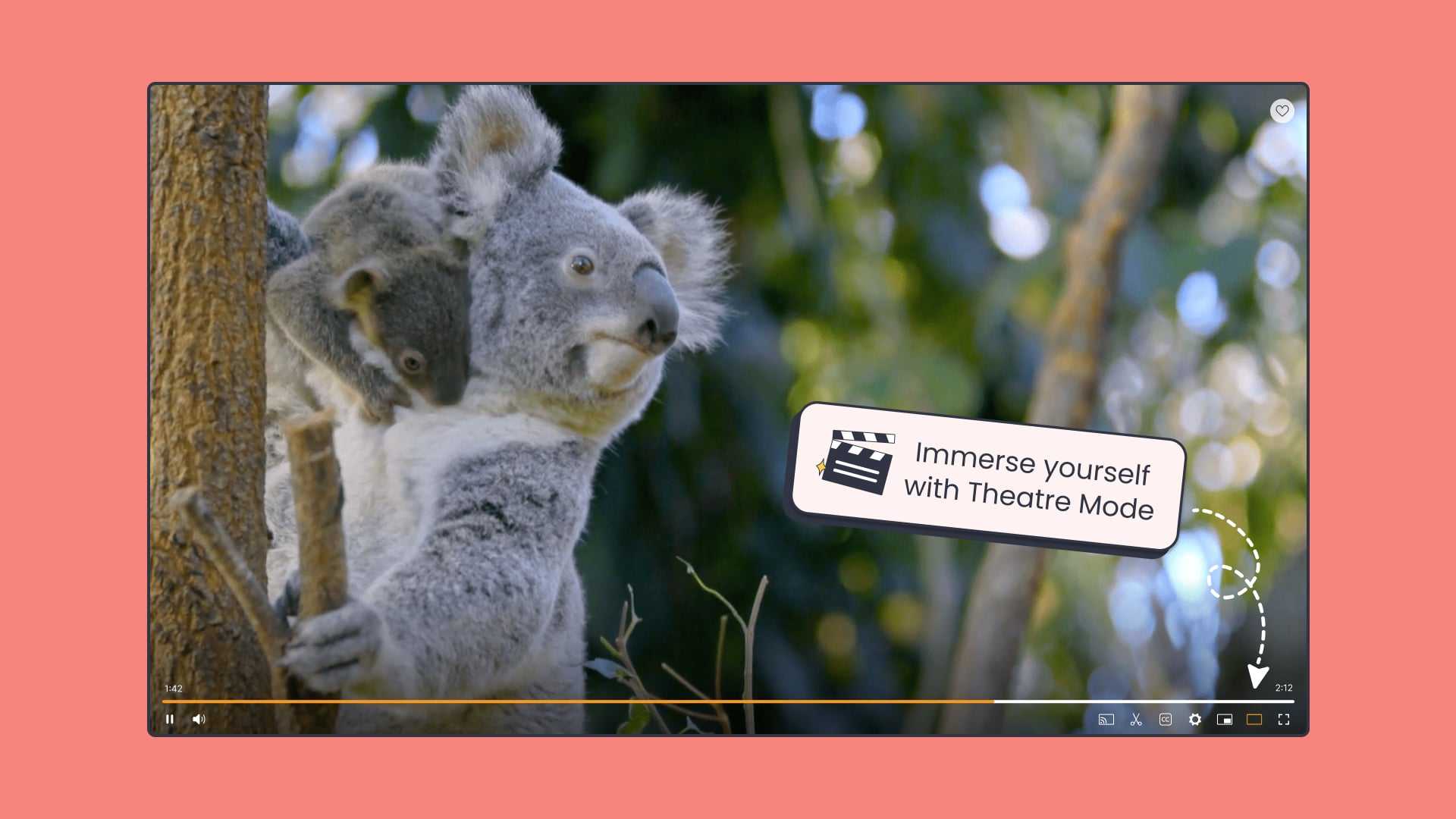 Immersive playback that fits your screen