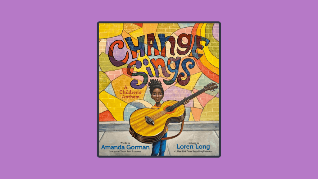 The cover of the book "Change Sings".