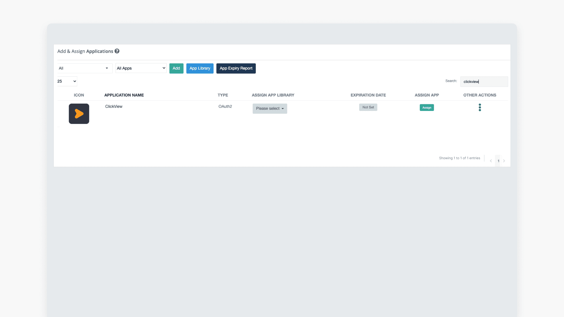 Classlink Add and Assign Applications page hero