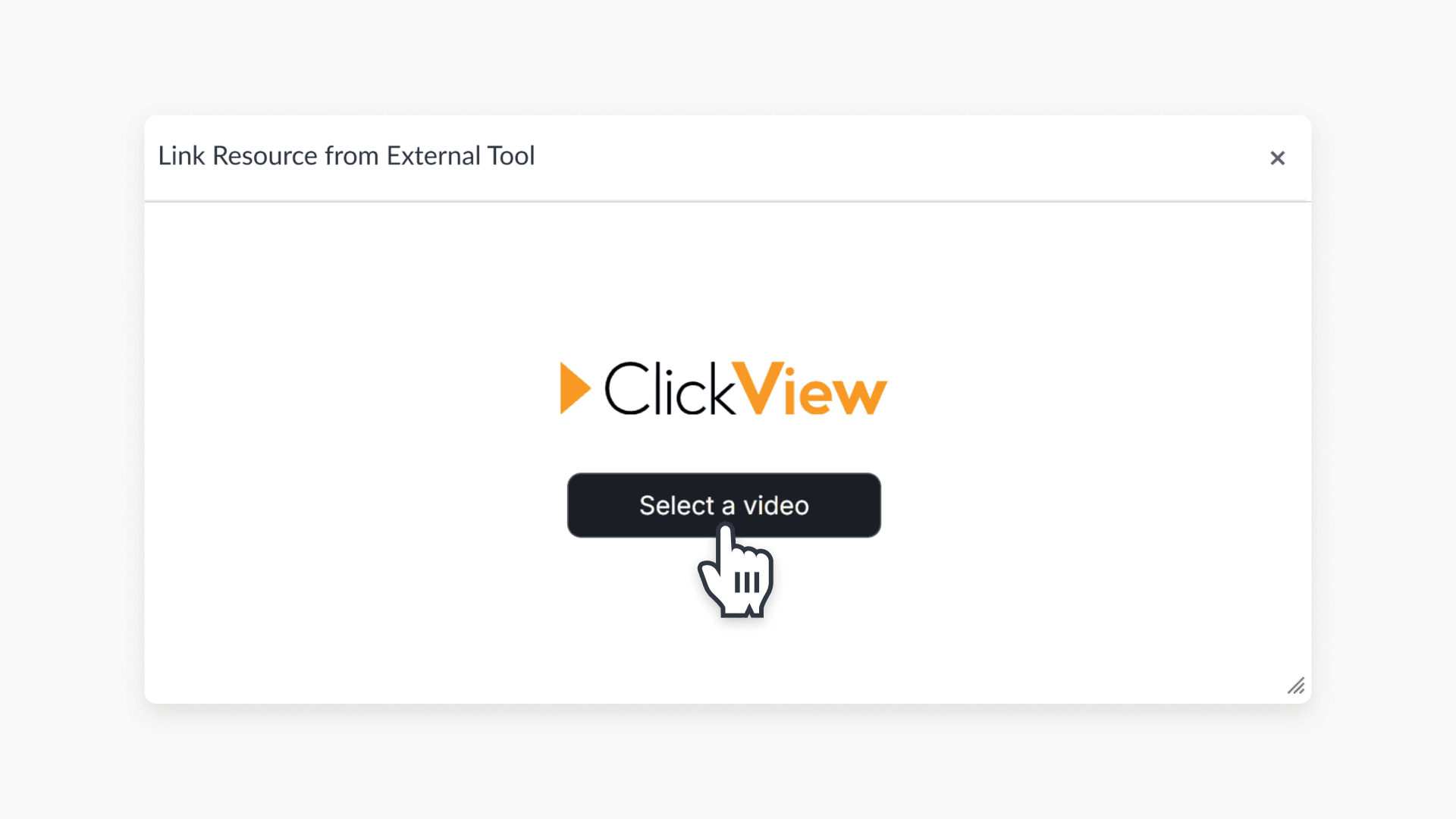 Clickview video selection