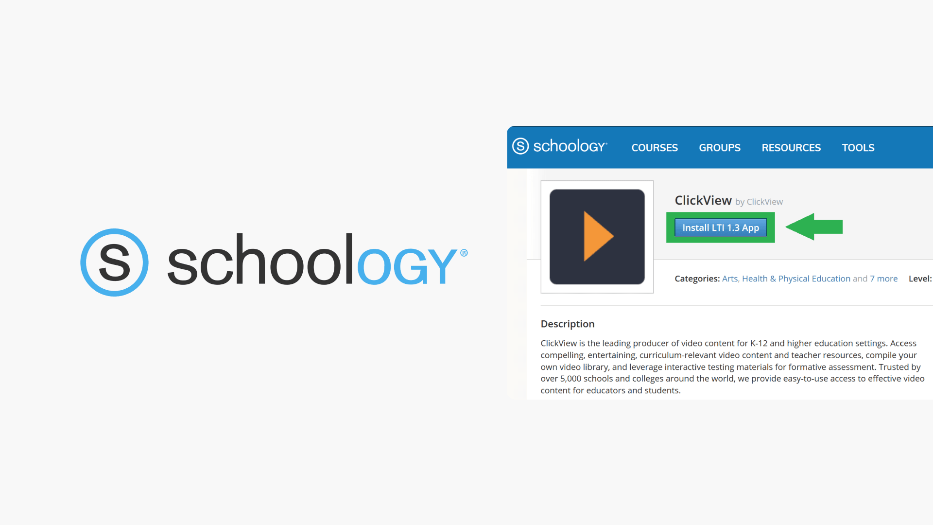 Schoology app hero