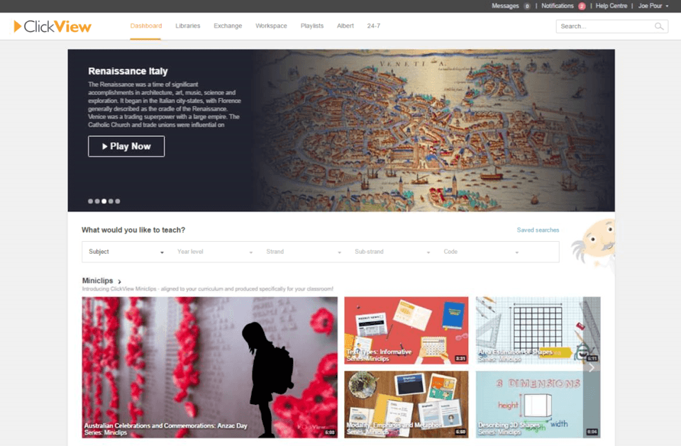 Clickview ClickView 6: How to always find the right educational videos