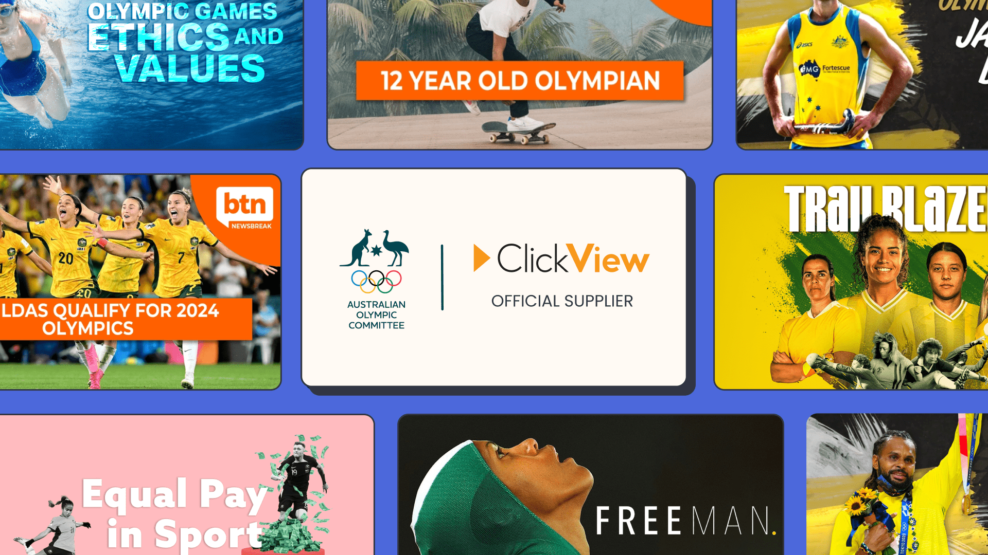 Click Edication ClickView Named Official Education Platform of the Australian Olympic Team