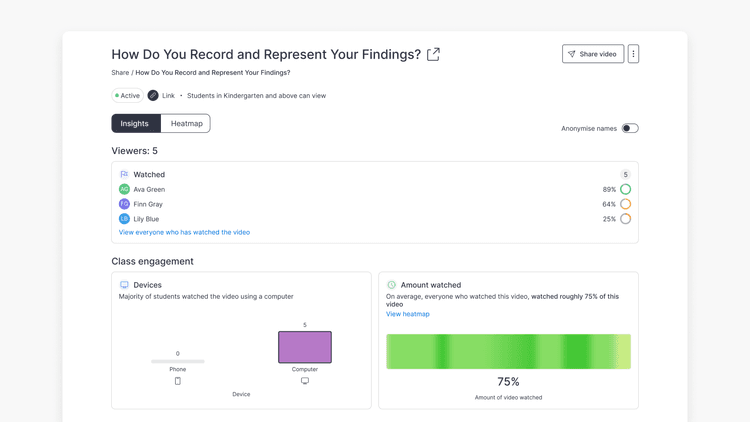 View Insight How to Access and Analyze Shared Video Analytics | ClickView
