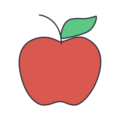 Red apple